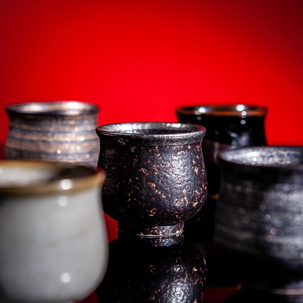 Gift-ready packaging of the Tianmoku tea cup set, ideal for unique gifts.