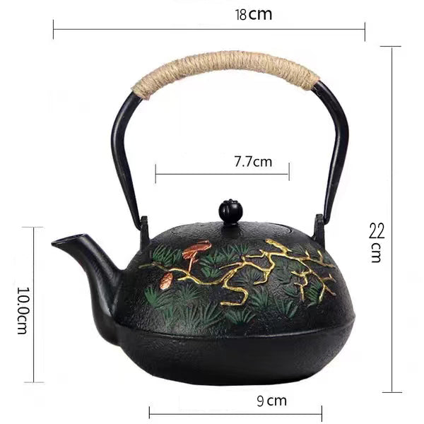 Close-up of the teapot spout demonstrating smooth water flow for an optimal brewing experience.