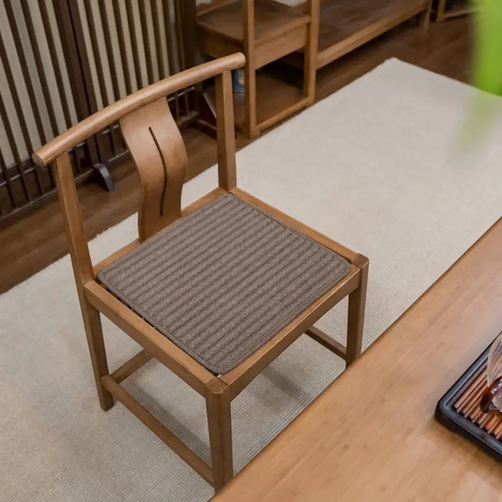 Cozy tea setup with the bamboo tea table in a warm living room setting