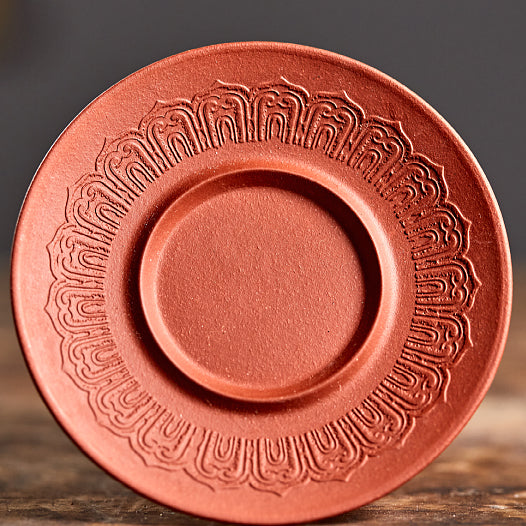 Top view of the Heart Sutra gaiwan demonstrating its elegant craftsmanship.