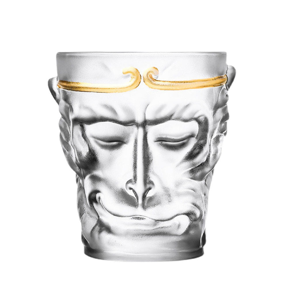 Eco-friendly borosilicate glass tea cup showcasing its elegant design and heat-resistance.