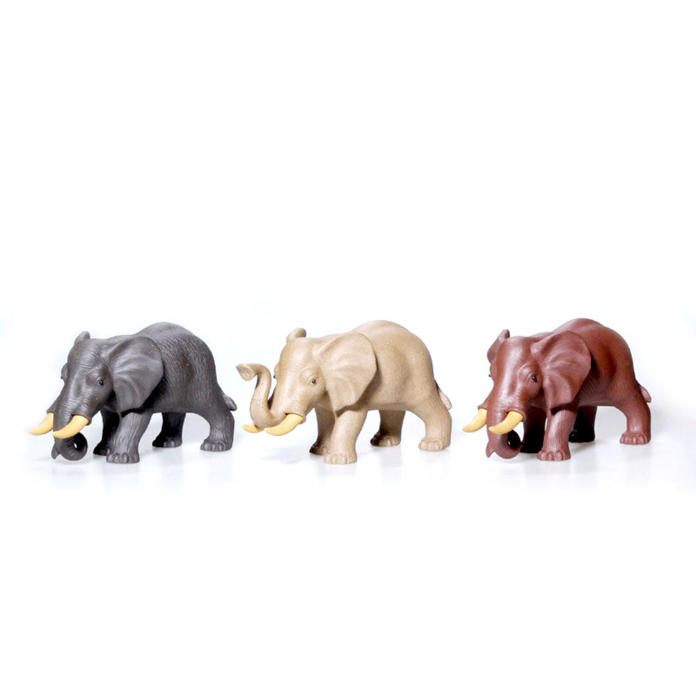 Yixing clay elephant tea pet side view, perfect for tea lovers.