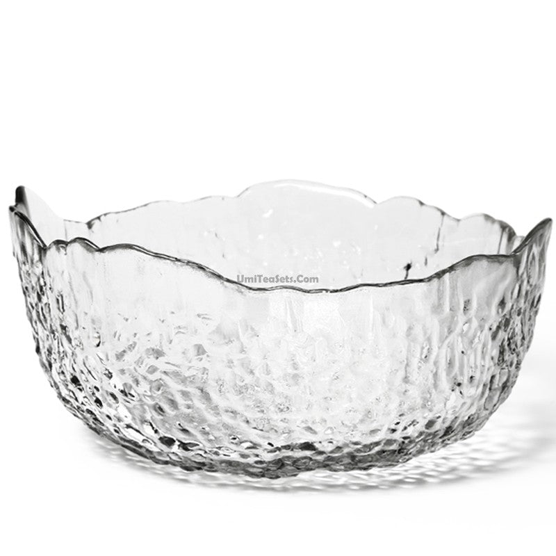 Crystal Clear Glass Tea Washer showcasing its elegant design and functionality.