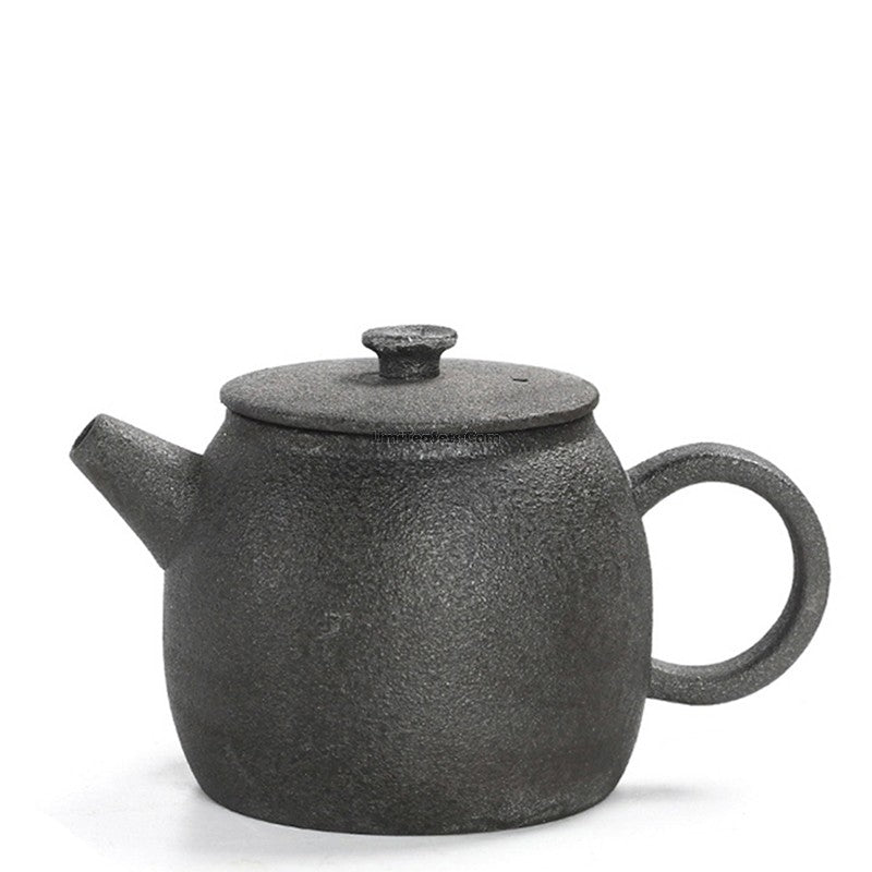 Elegant Japanese teapot with a rounded body and smooth finish